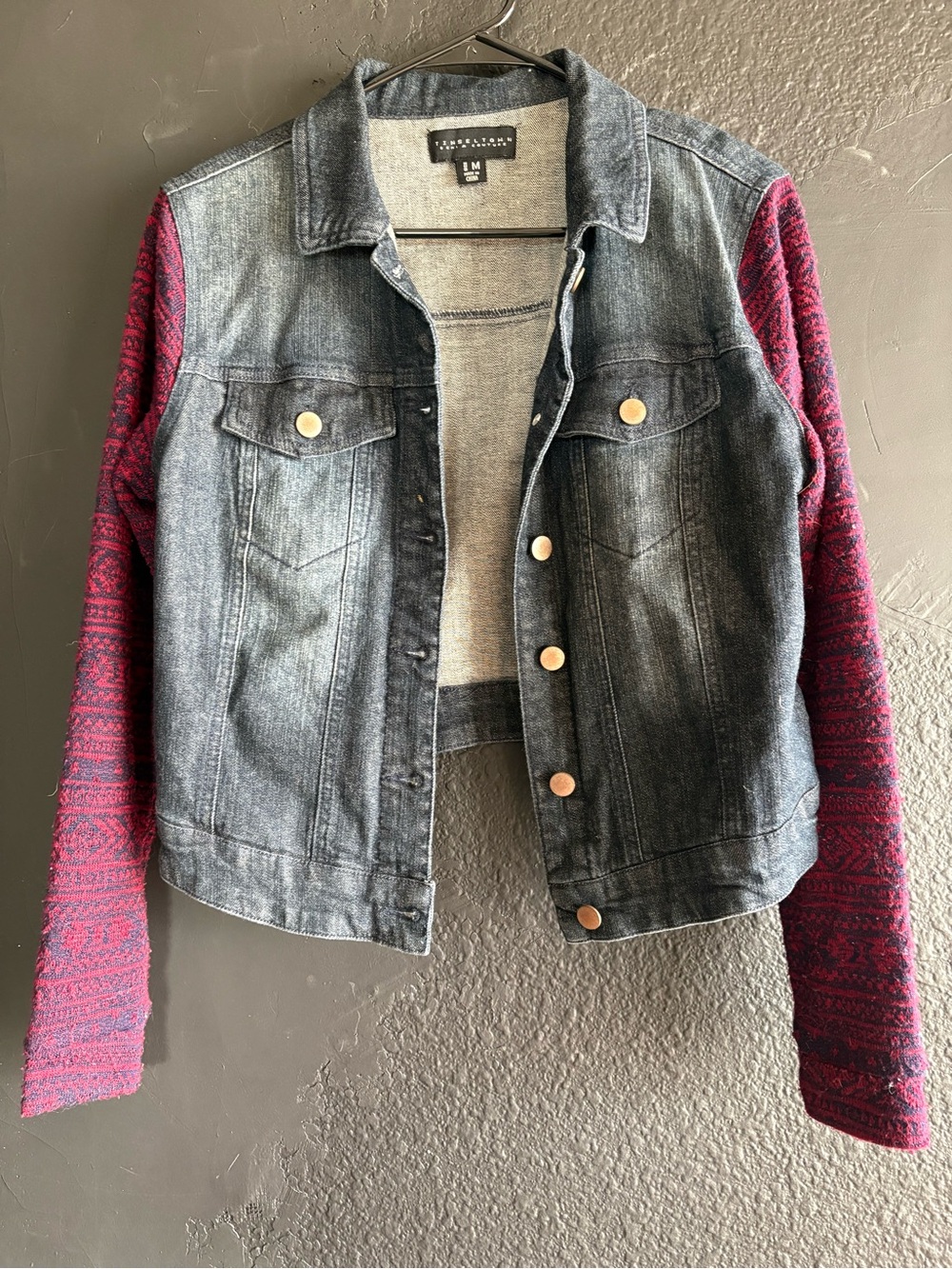Tinseltown Two-Tone Denim Jacket